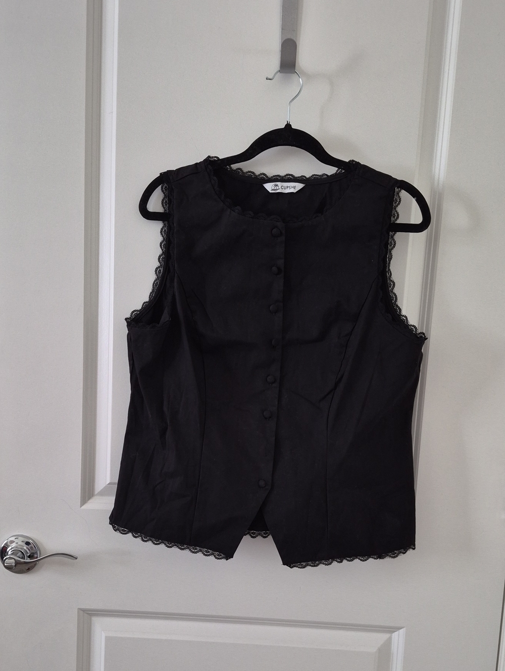 Cupshe NWOT cotton Peplum Shirt